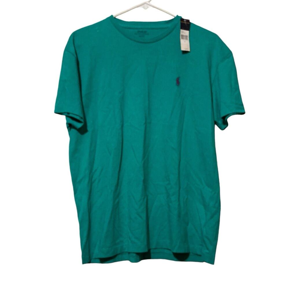 Men's Polo Ralph Lauren Classic Logo Crewneck T-Shirt‎ Blue